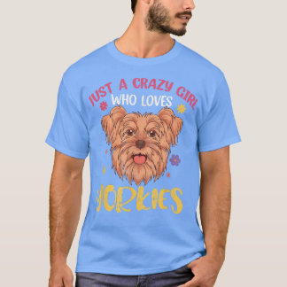 Camiseta Yorkie Lover Chicas Mujeres Propietarias de Perro 