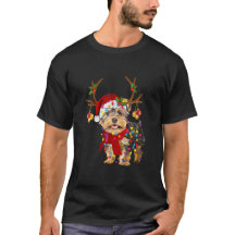 Yorkie Lovers Feliz Navidad Yorkie Reindeer