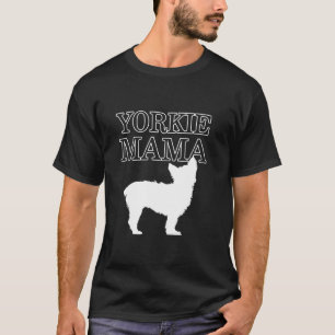 Camiseta Yorkie Mama Yorkshire Maltese Terrier Dog Mom Moth