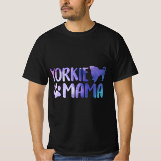 Camiseta Yorkie Mama Yorkshire Maltese Terrier Dog Mom Tees