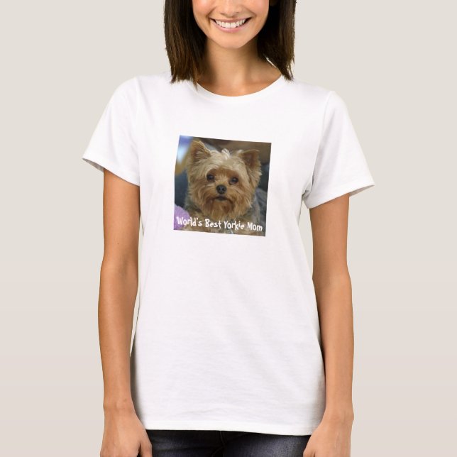Camiseta Yorkie Mom (Anverso)
