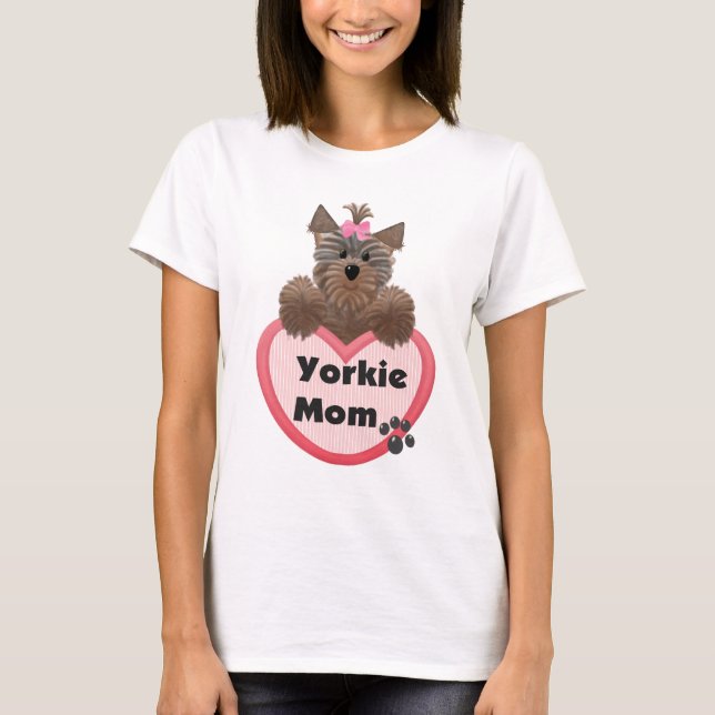 Camiseta Yorkie Mom (Anverso)