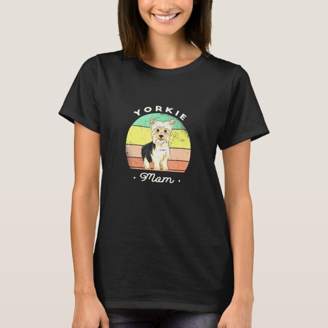 Camiseta Yorkie Mom Cute Dog (Anverso)