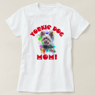 Camiseta Yorkie Mom Dog Lover Mejor Mamá Perro
