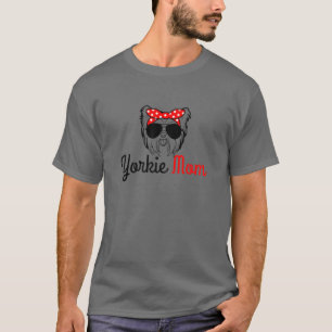 Camiseta Yorkie Mom Vintage Funny Cute Dog Yorkshire Terrie