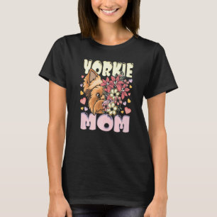 Camiseta Yorkie Mom Yorkshire Terrier Dog Mami Madre Mamá M