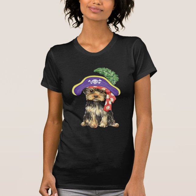 Camiseta Yorkie Pirate (Anverso)