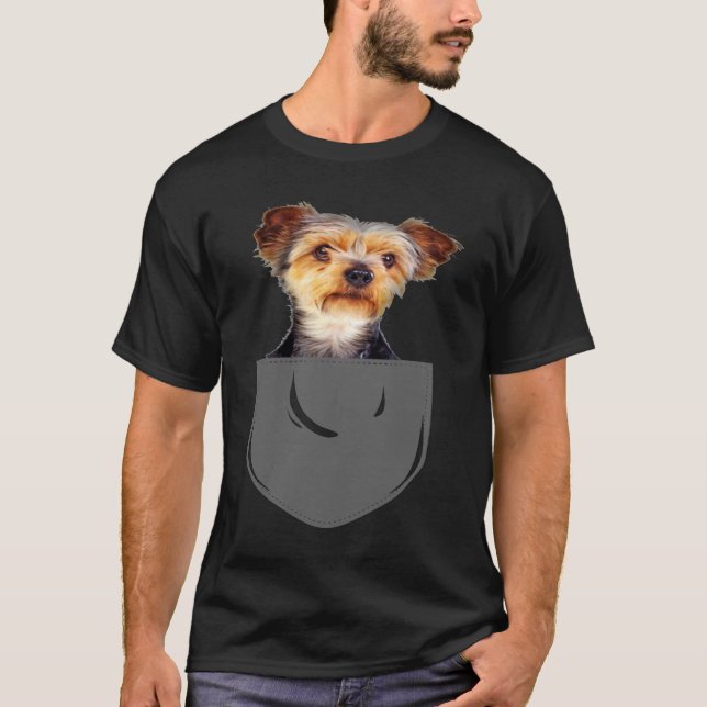 Camiseta Yorkie Pocket Dog (Anverso)