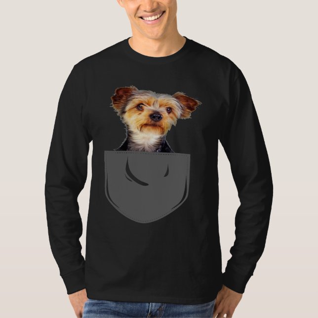 Camiseta Yorkie Pocket Dog (Anverso)
