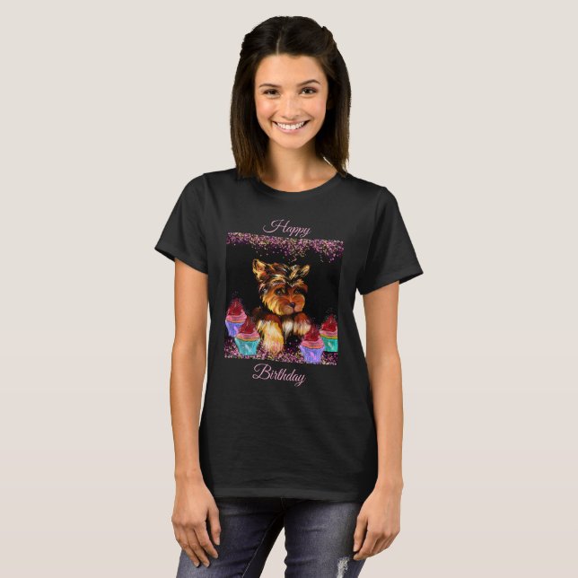 Camiseta Yorkie Poo (Anverso completo)