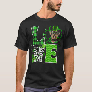 Camiseta Yorkie Shamrock Lucky Clover Irish St Patricks Day