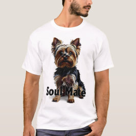 Camiseta Yorkie soul mate