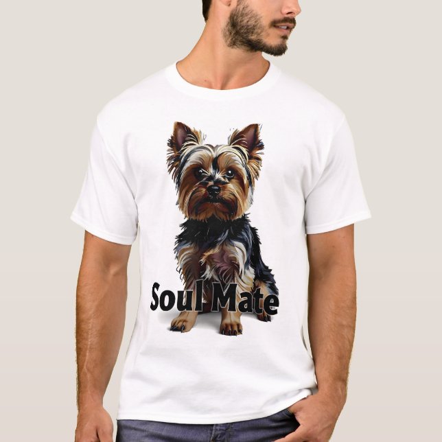 Camiseta Yorkie soul mate (Anverso)