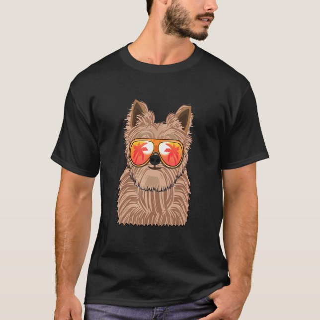 Camiseta Yorkie Sungafas Beach Summer Pool Fiesta Yorkshir (Anverso)