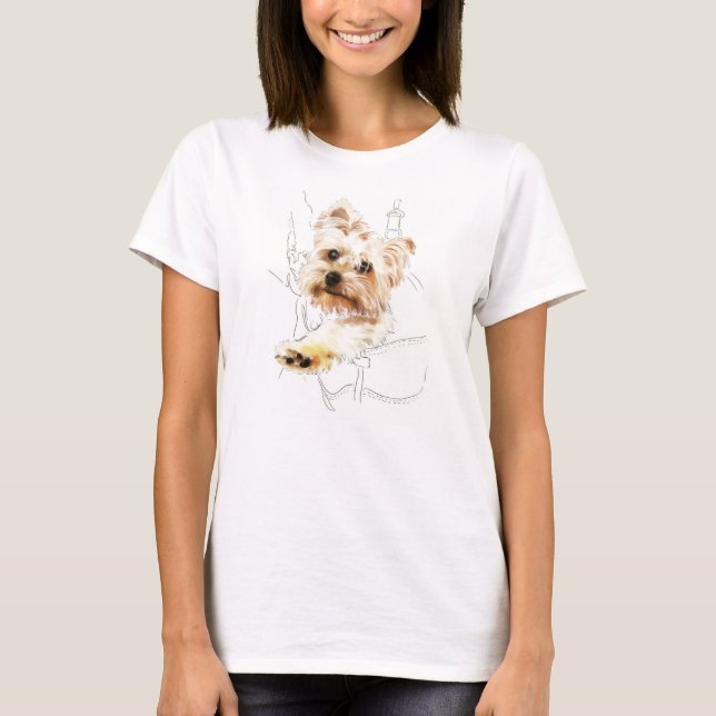 Camiseta Yorkie T-Shirt (Anverso)