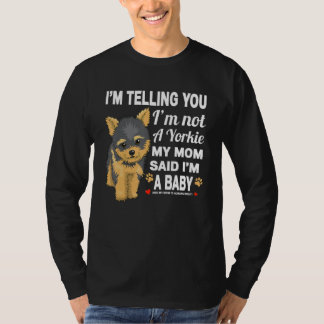 Camiseta Yorkie Te digo que no soy un Yorkie