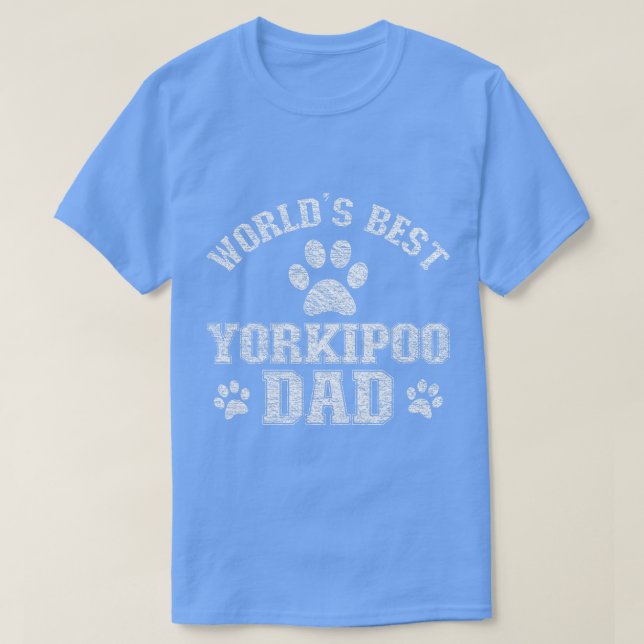 Camiseta Yorkipoo Dog Dad Worlds Mejor Yorkipoo Dad (Diseño del anverso)