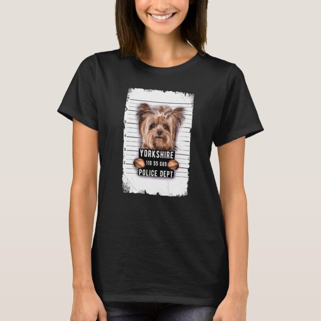 Camiseta Yorkshire Mug Shot (Anverso)