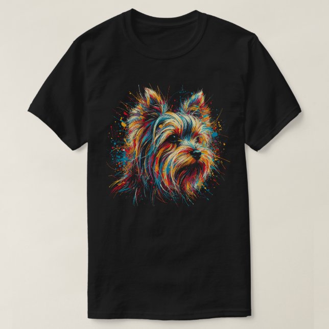 Camiseta Yorkshire Terrier (Diseño del anverso)