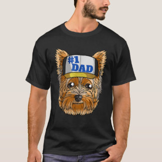 Camiseta Yorkshire Terrier 1 Yorkie Dad Day T Shir
