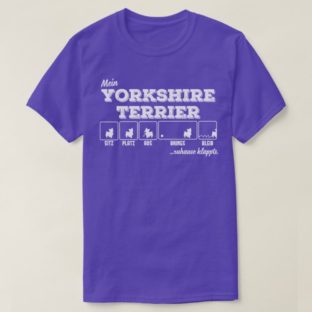 Camiseta Yorkshire Terrier 2 (Diseño del anverso)