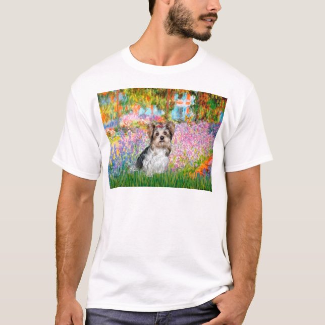 Camiseta Yorkshire Terrier (Biewer) - Jardín (Anverso)