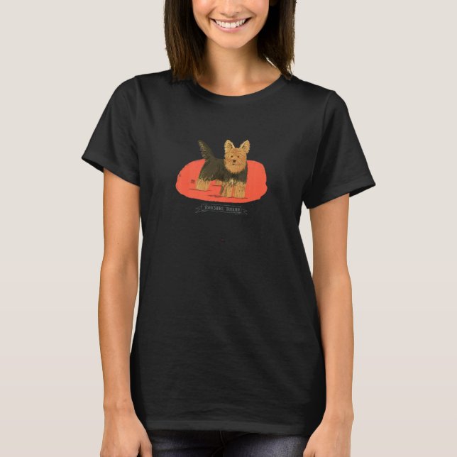Camiseta Yorkshire Terrier Cute Yorkie (Anverso)