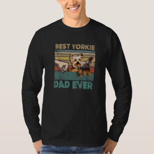 Camiseta Yorkshire Terrier Dad Mejor Yorkie Dad