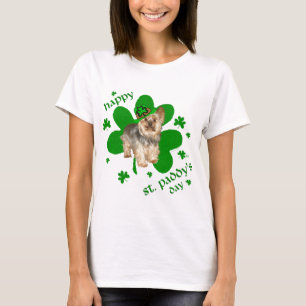 Camiseta Yorkshire Terrier Día de San Patricio