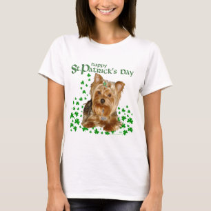 Camiseta Yorkshire Terrier Día de San Patricio