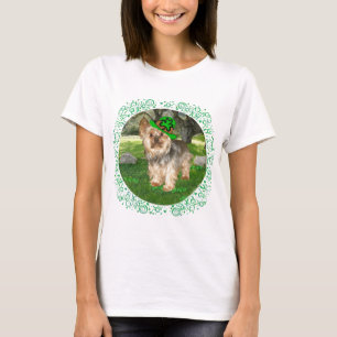 Camiseta Yorkshire Terrier Día de San Patricio