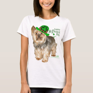 Camiseta Yorkshire Terrier Día de San Patricio