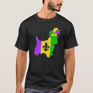 Camiseta Yorkshire Terrier Dog Mardi Gras Carnival Funny Pu
