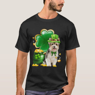 Camiseta Yorkshire Terrier Dog Shamrock Irish Saint Patr