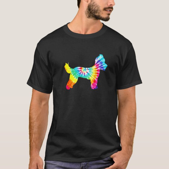 Camiseta Yorkshire Terrier Dog Tie Dye Para Madres (Anverso)