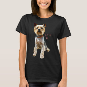 Camiseta Yorkshire Terrier Dog Yorkie Mom Dad Love Terrier