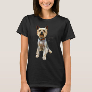 Camiseta Yorkshire Terrier Dog Yorkie Mom Dad Love Terrier