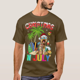 Camiseta Yorkshire Terrier en Santa Hat Gafas de sol Christ