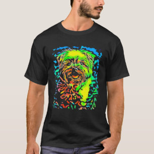 Camiseta Yorkshire Terrier Face Puppy Pop Art Dog