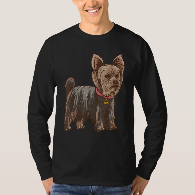 Camiseta Yorkshire Terrier - Identificación de perro - Amor (Anverso)