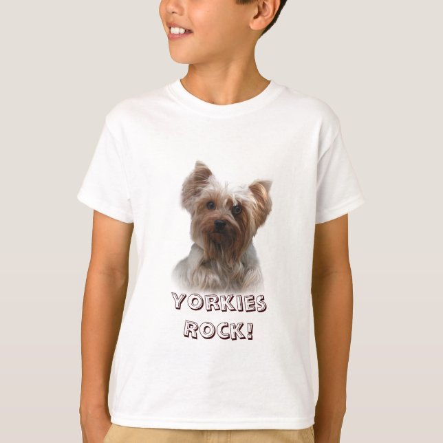 Camiseta Yorkshire Terrier Kids Sweatshirt (Anverso)