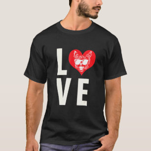 Camiseta Yorkshire Terrier Love