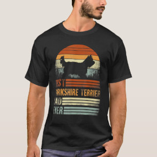 Camiseta Yorkshire Terrier Mejor Papá del Mundo Perro Vinta