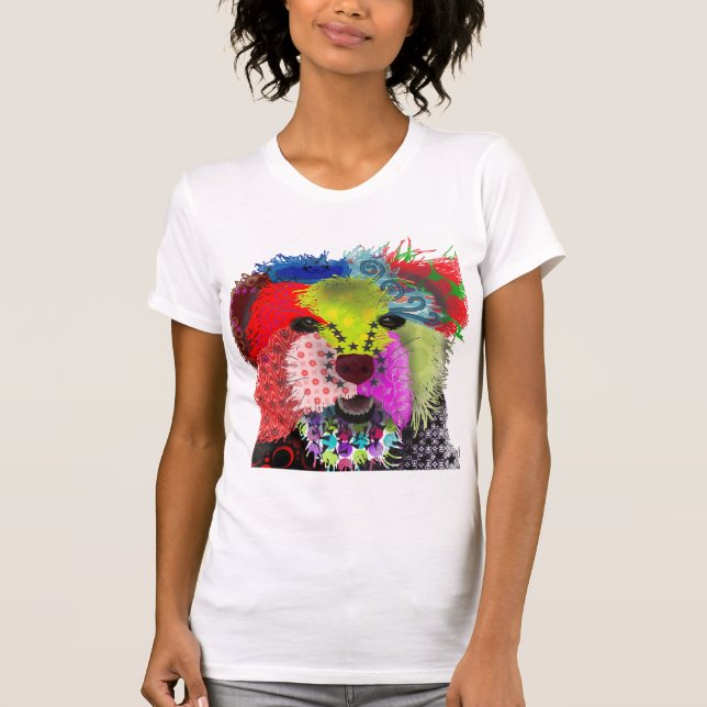 Camiseta Yorkshire Terrier - Patchwork (Anverso)