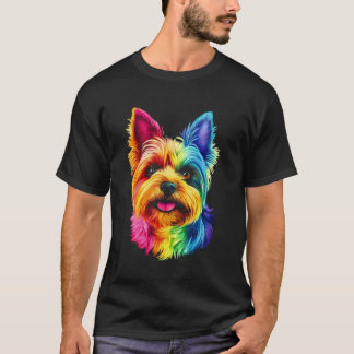 Camiseta Yorkshire Terrier Pop Art