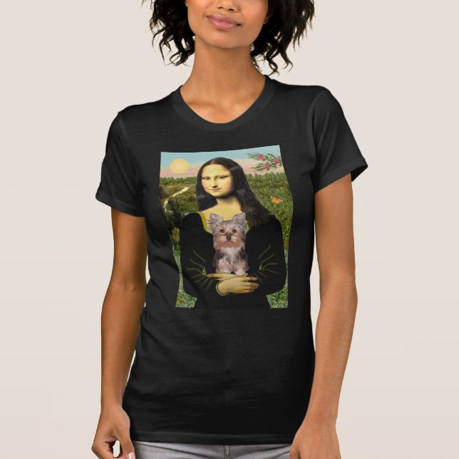 Camiseta Yorkshire Terrier Puppy - Mona Lisa (Anverso)