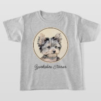 Yorkshire Terrier Puppy Pintando Arte Original De 