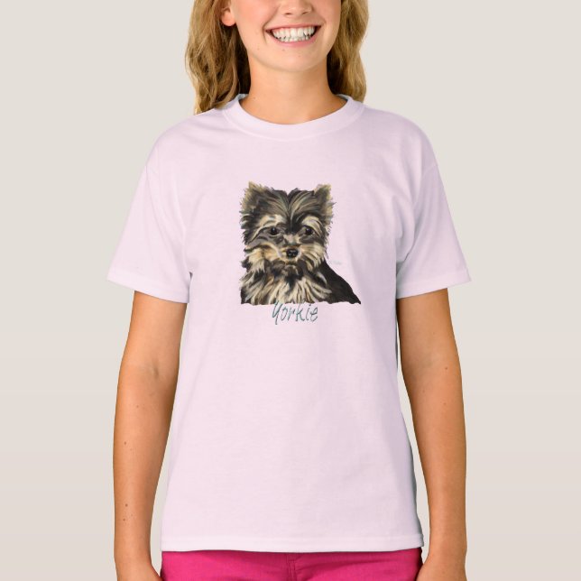 Camiseta Yorkshire Terrier tee (Anverso)