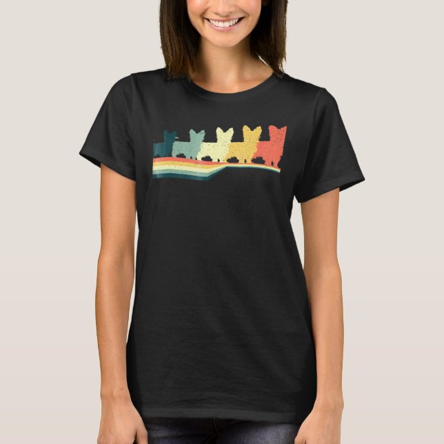 Camiseta Yorkshire Terrier Vintage Retro Style (Anverso)