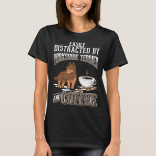 Camiseta Yorkshire Terrier Y Coffee Yorkie